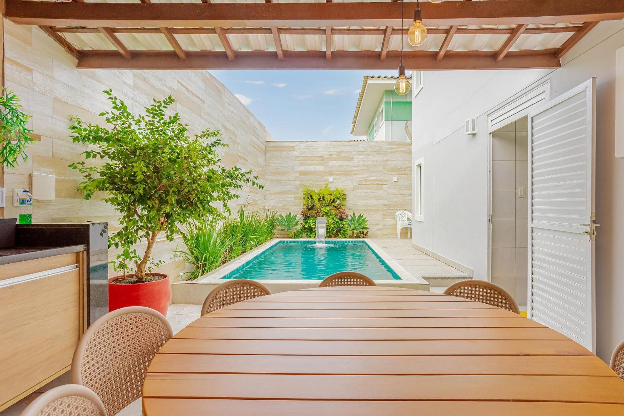 Gb01 Excelente Casa 4 Em Com Piscina E Wi-fi * Guarajuba